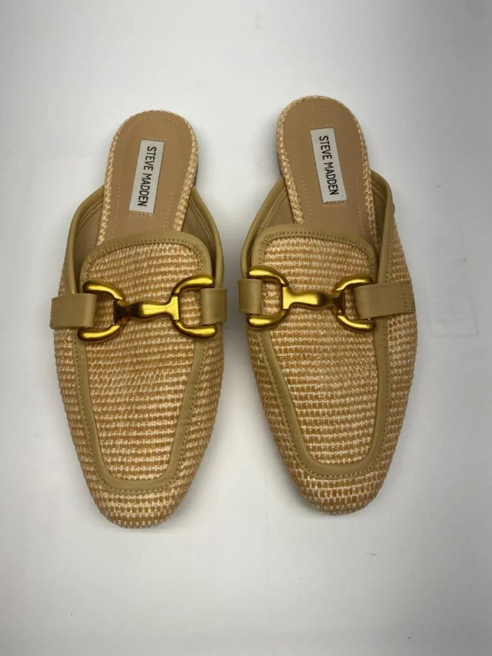 Steve Madden Women's Fortunate Raffia Loafer Sz 8.5